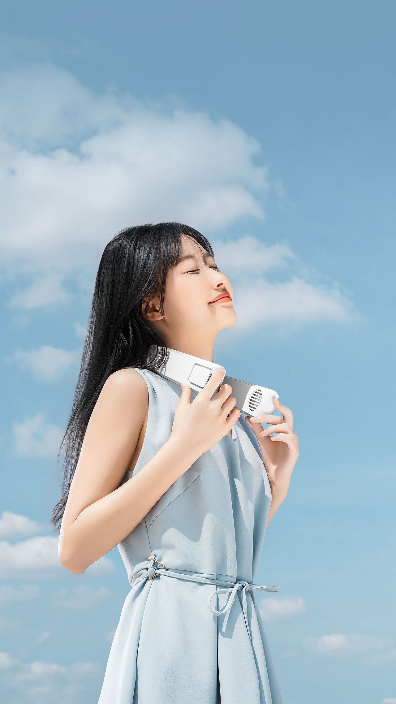 电商拍摄 | 挂脖风扇