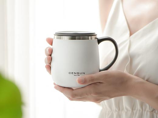 CENSUN先行保温咖啡杯拍摄