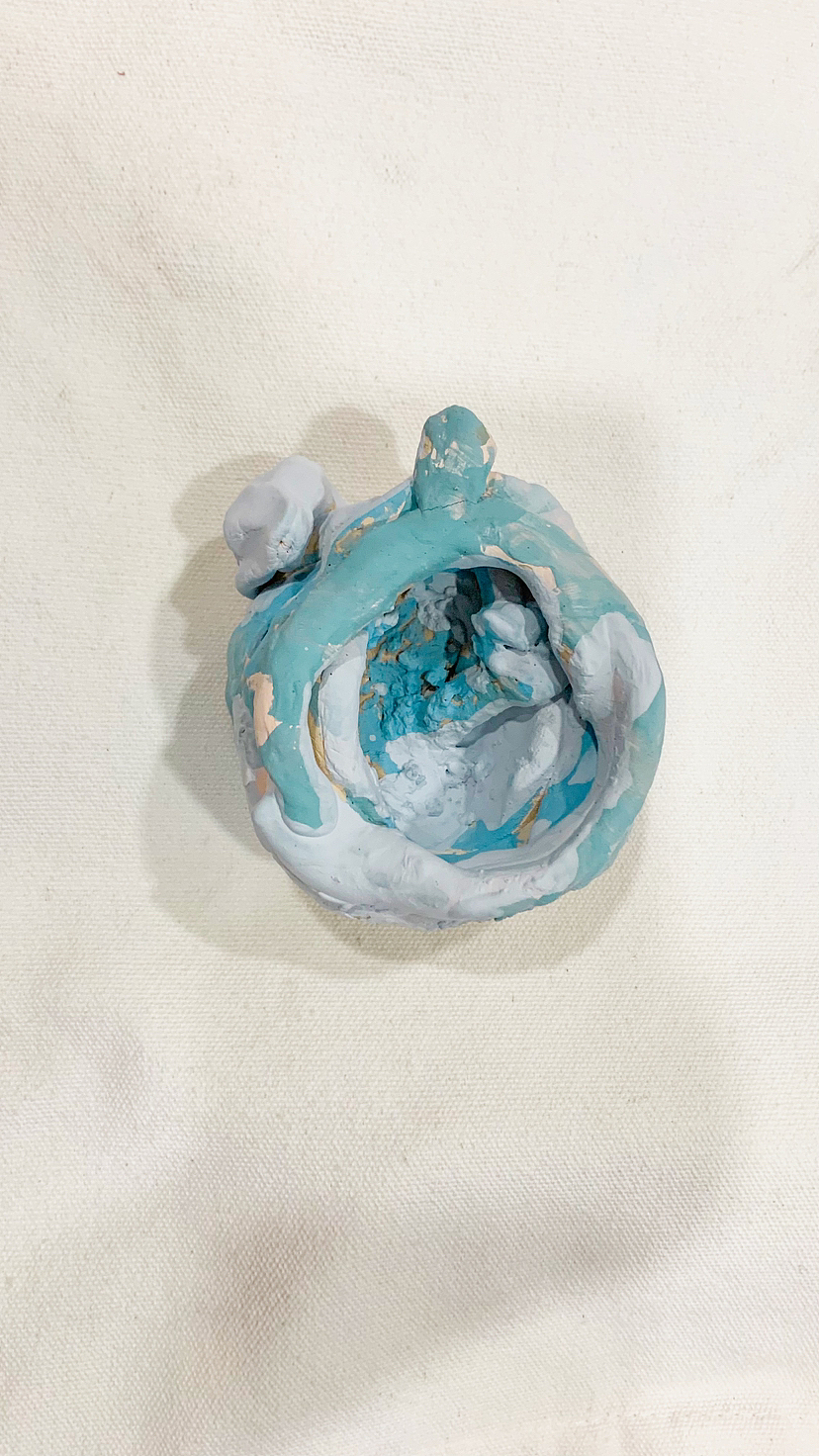 艺术课堂|陶泥·立体造型器皿之泥浆的运用