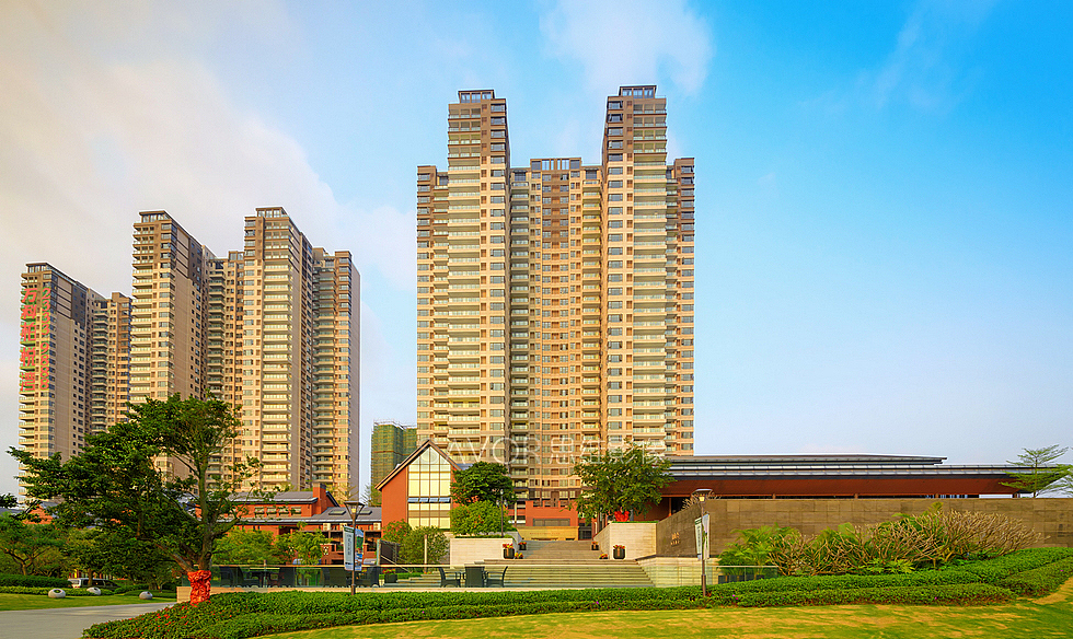广东中山建筑摄影中山万科柏悦湾