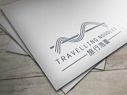 方便面食品LOGO设计案《旅行的泡面》