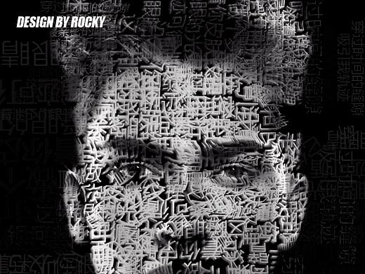 制作炫酷文字人像效果（個(gè)人主頁(yè)-ZMjU3NDY0MzY=） - 運(yùn)營(yíng)設(shè)計(jì) - 站酷設(shè)計(jì)師RockyDevolp原創(chuàng)素材 - 站酷ZCOOL