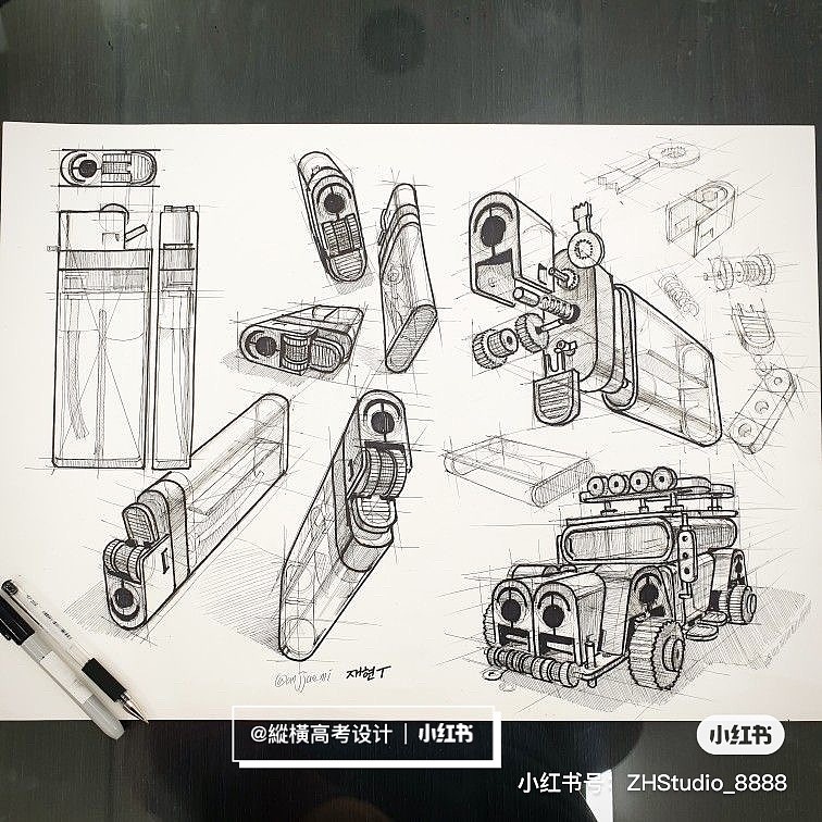 川美设计基础基础｜韩国画师设计素描参考（图ZMjU1MjEwNTg0） - 艺术插画 - 站酷设计师縱橫高考设计原创素材 - 站酷ZCOOL