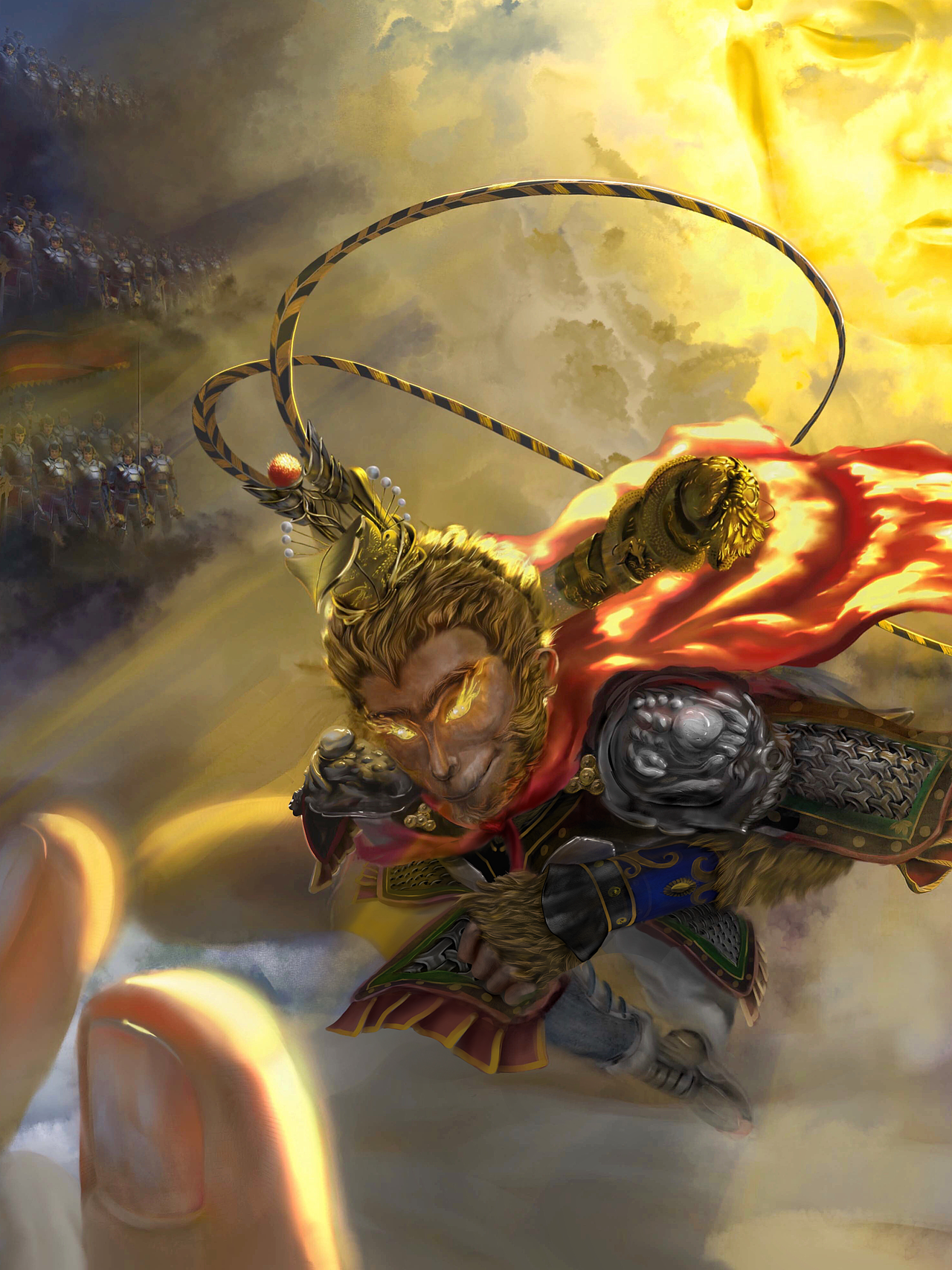 大圣飞出佛祖手心