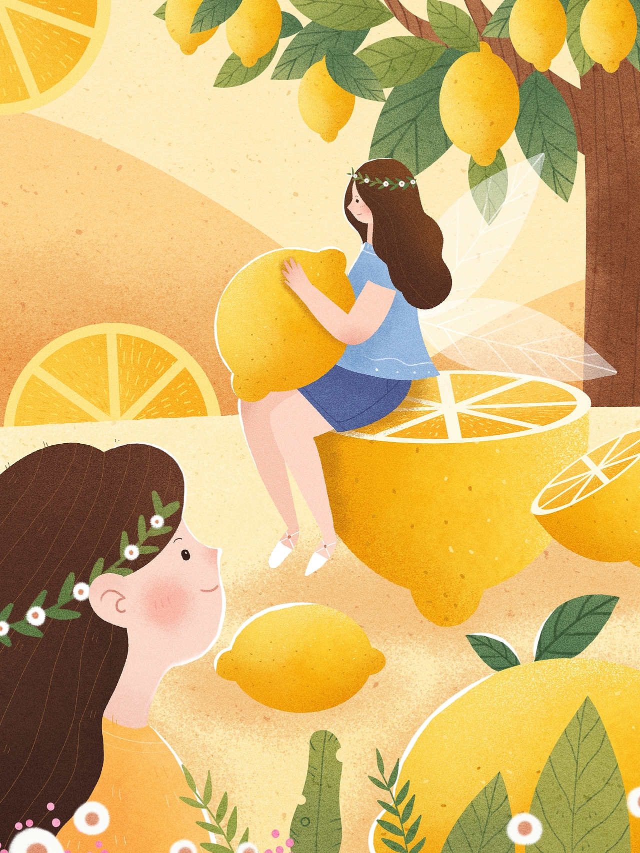 包装插画 遇见柠檬（图ZMTM3Njg4ODg4） - 商业插画 - 站酷设计师NACL_YY原创素材 - 站酷ZCOOL