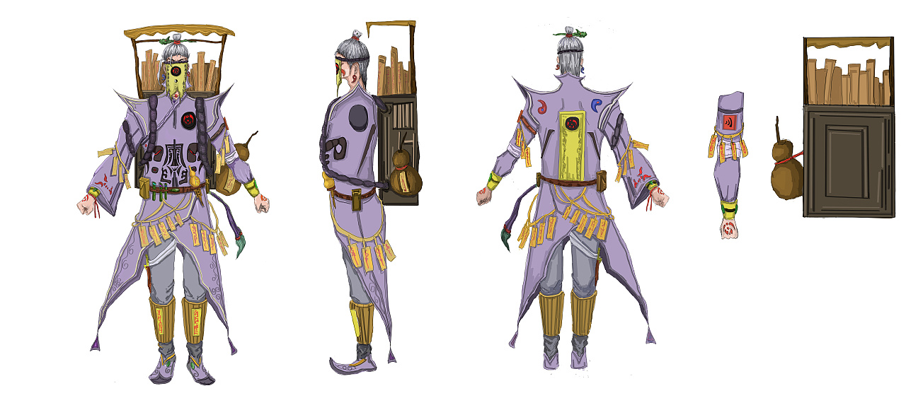 游方道士|插画|概念设定|gksyc - 原创作品 - 站酷 (zcool)