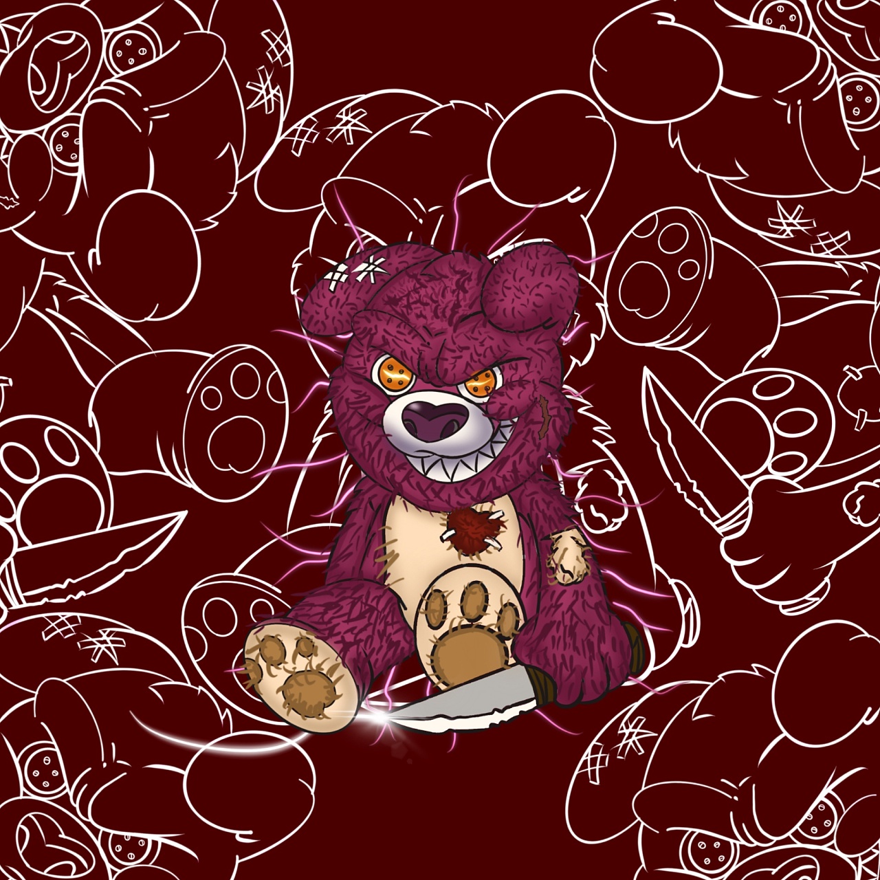 strawberry bear- 草莓熊|插画|商业插画|t茶10 - 原创作品 - 站酷