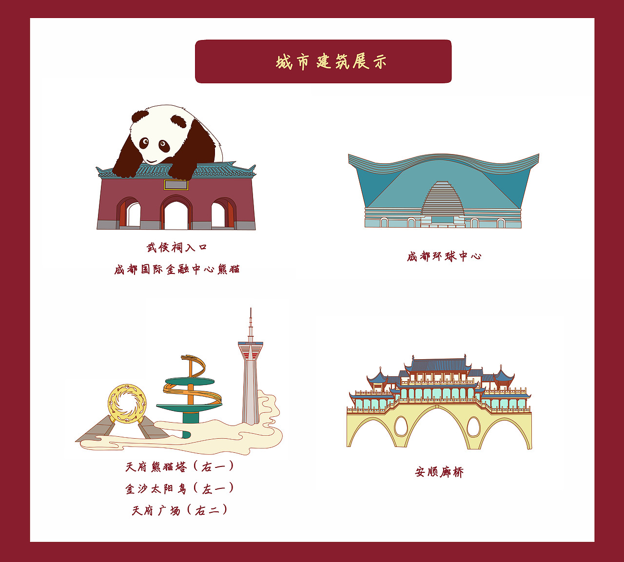 天府之国，潮在蓉城（图ZMjUyOTU0NTU2） - 海报 - 站酷设计师海岛丸原创素材 - 站酷ZCOOL