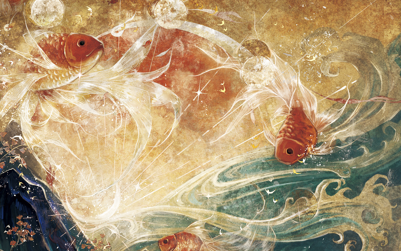 子非鱼印花设计