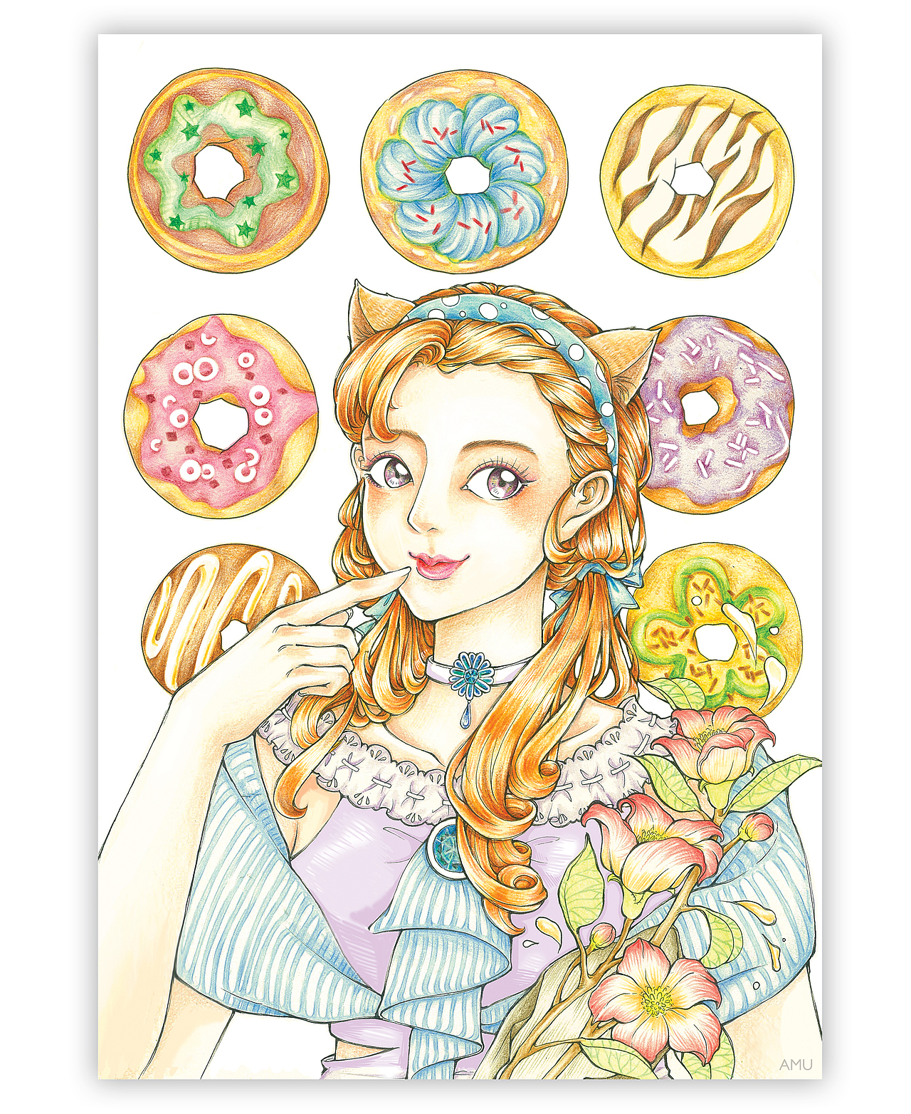 广东白云学院 Amu #青春答卷2016#（图ZNDk1MzI2MDQ=） - 艺术插画 - 站酷设计师amuamu原创素材 - 站酷ZCOOL