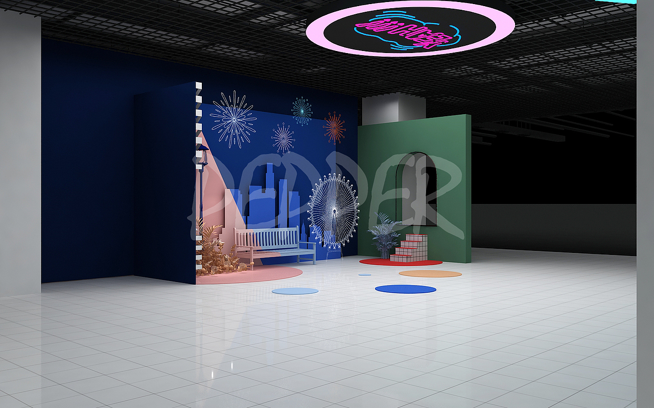 dp点美陈效果图设计（图ZMjY4ODc5NzY4） - 其他三维 - 站酷设计师pepper1110原创素材 - 站酷ZCOOL