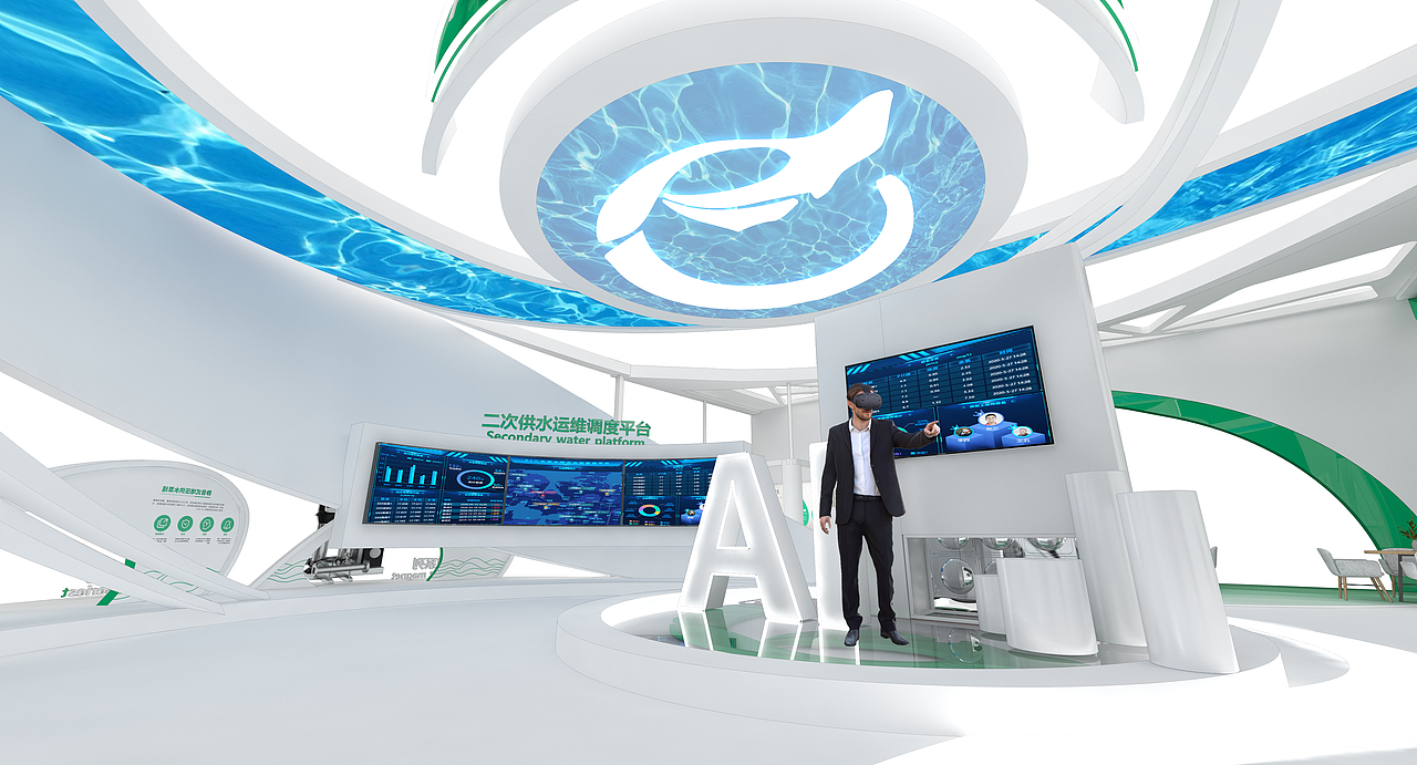 某二次供水展台