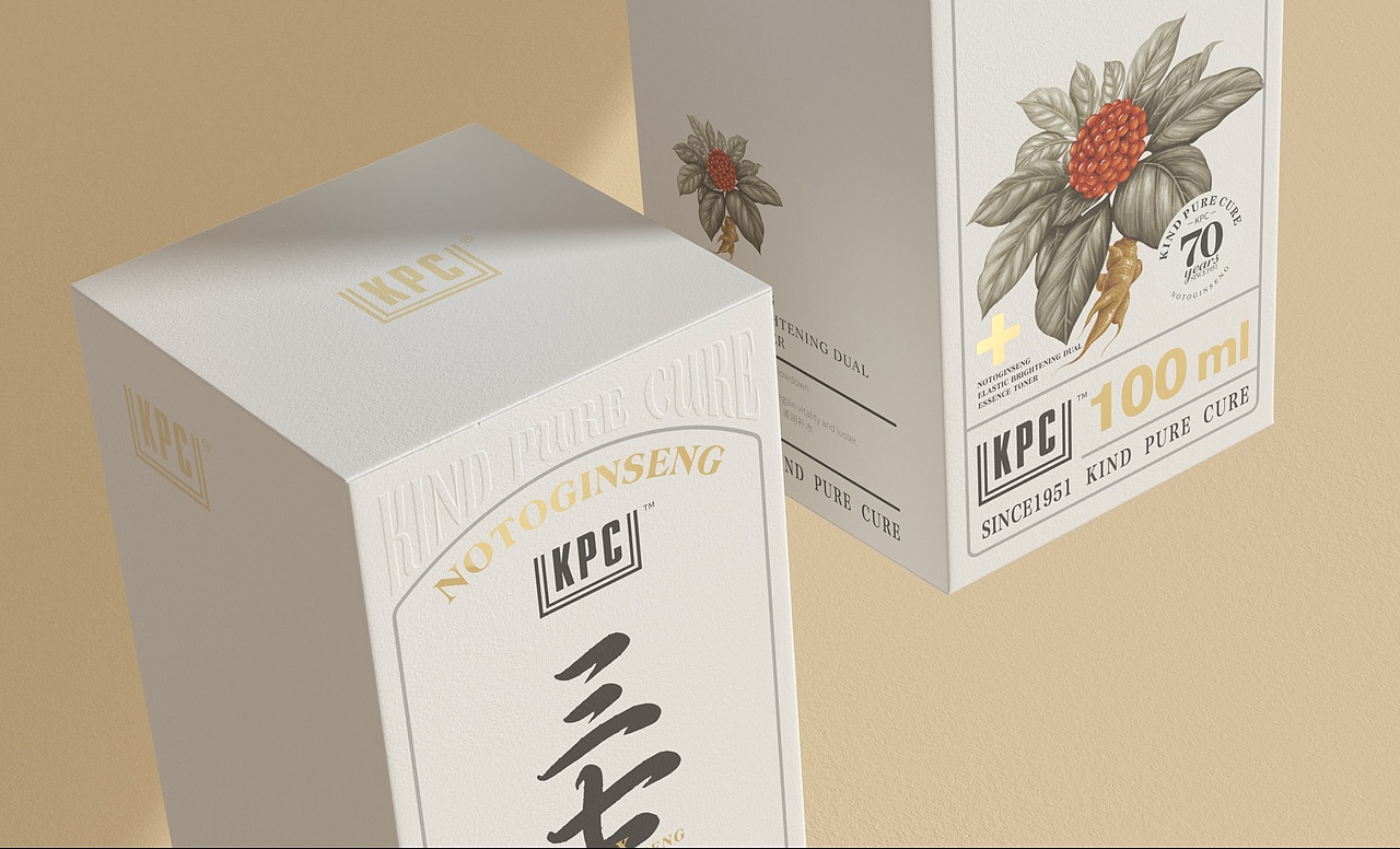 昆药×同道设计|传统VS新中式·KPG三七护肤系列（图ZMjkyNjYzNTAw） - 包装 - 站酷设计师同道设计SONG原创素材 - 站酷ZCOOL