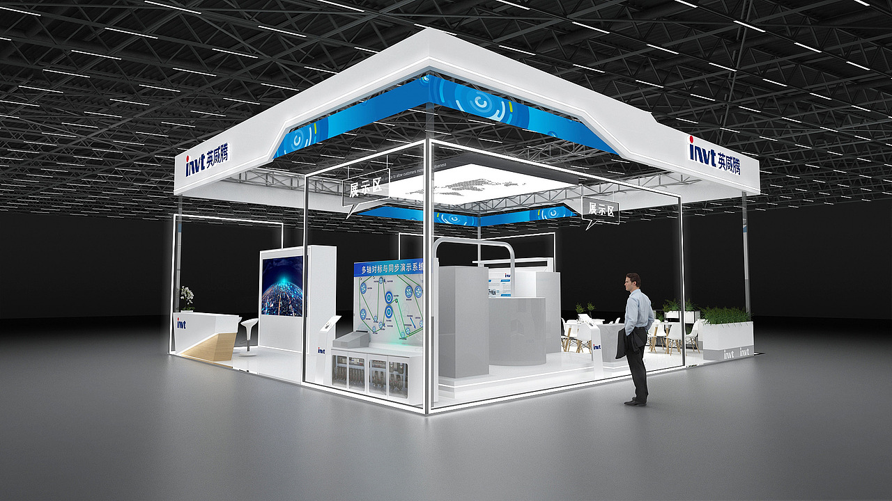 英威腾展台设计