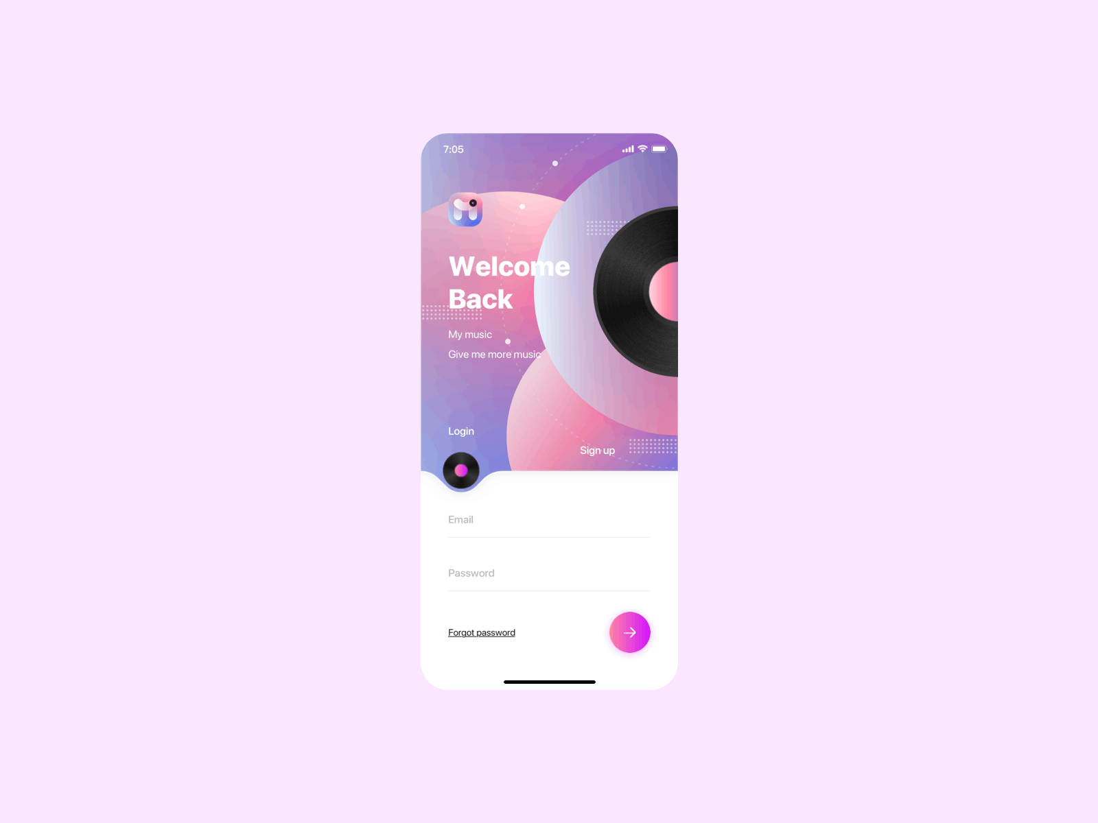 M.usic 音乐APP概念设计(图ZMjA3NTc4ODc2) - APP界面 - 站酷设计师短尾Joy原创素材 - 站酷ZCOOL