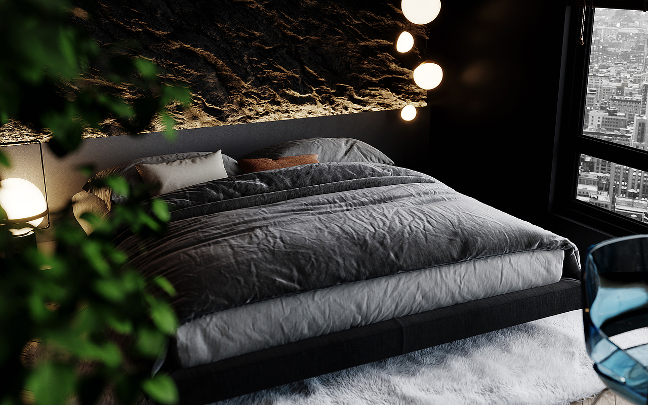 暗黑风公寓（图ZMjg4ODIwMjcy） - 家装设计 - 站酷设计师清晨QC原创素材 - 站酷ZCOOL