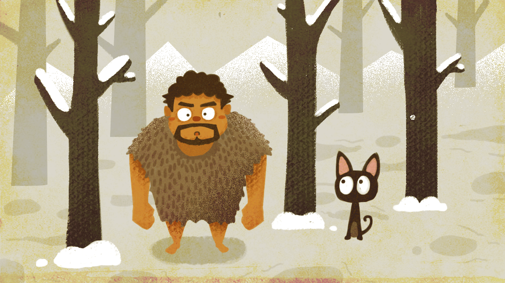 前段时间画的一组动态插画