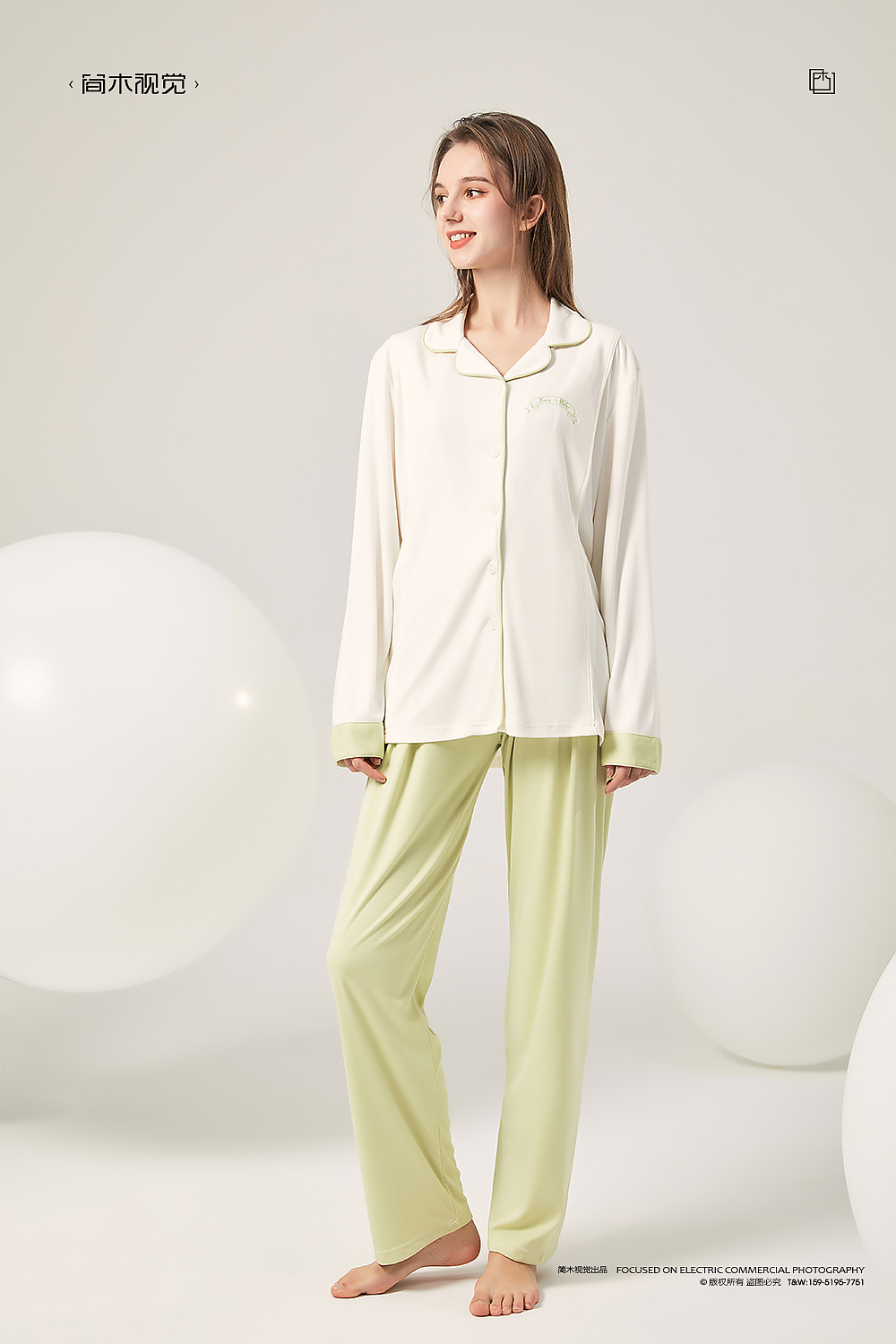 家居服平面摄影丨简木视觉 × 内衣家居服睡衣 人像拍摄