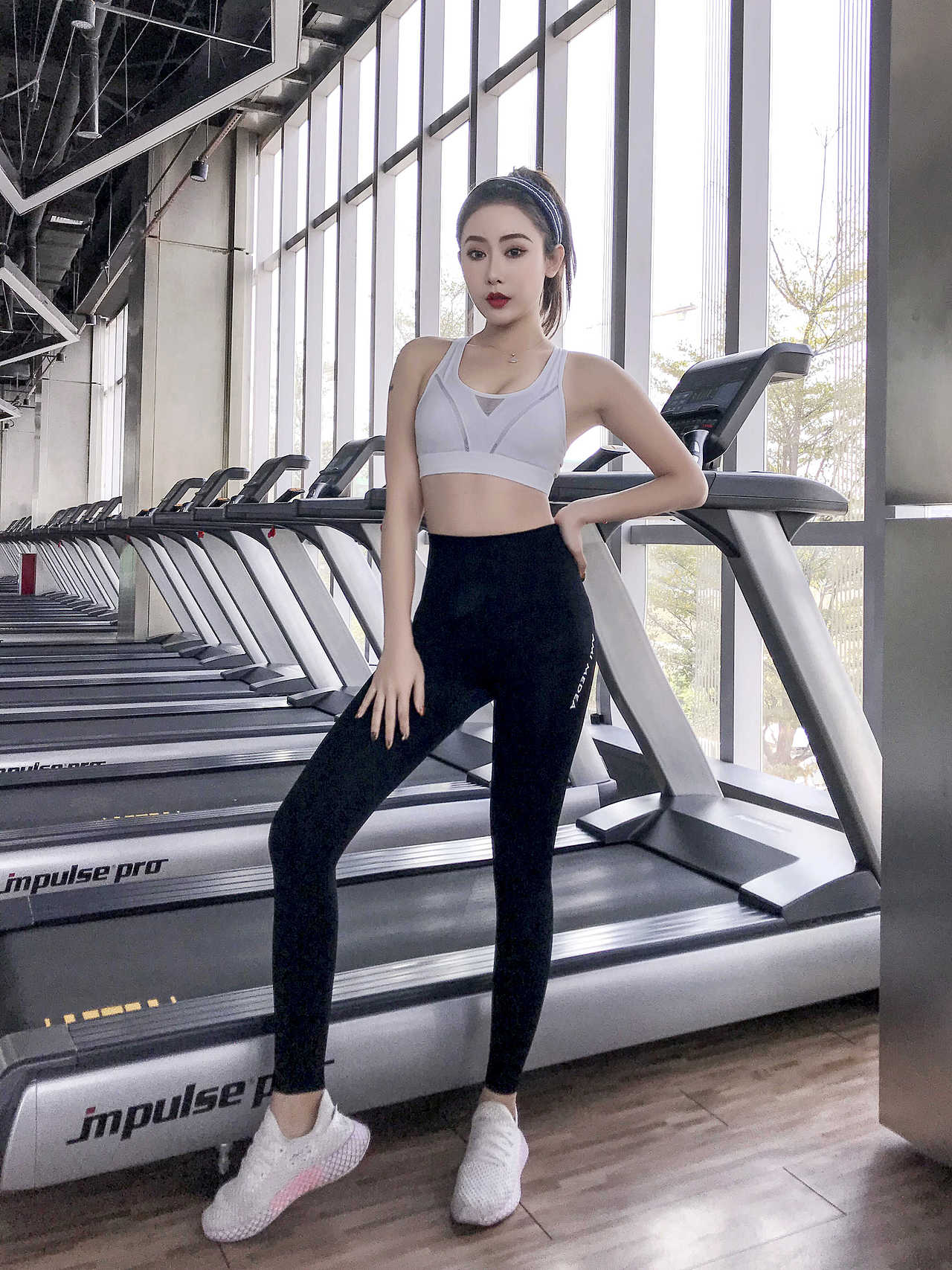 模特小白 健身服 拍摄 运动服拍摄 模特拍摄 服装拍摄