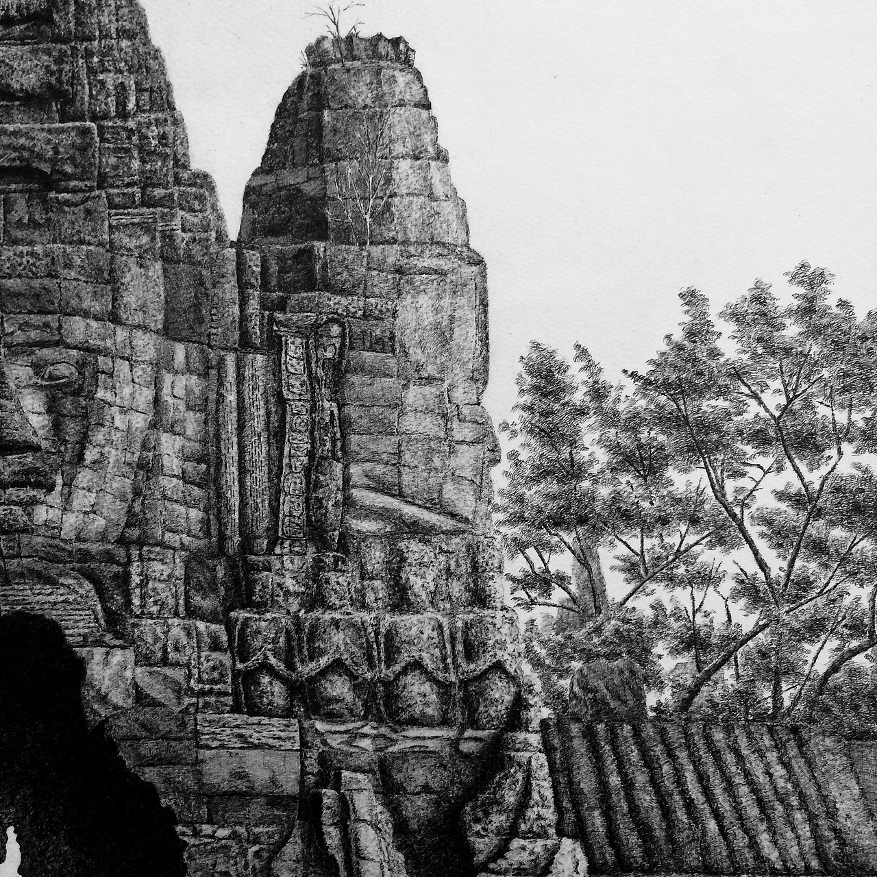 《门》（图ZMTAyNTA1MzA4） - 绘画 - 站酷设计师loong_原创素材 - 站酷ZCOOL