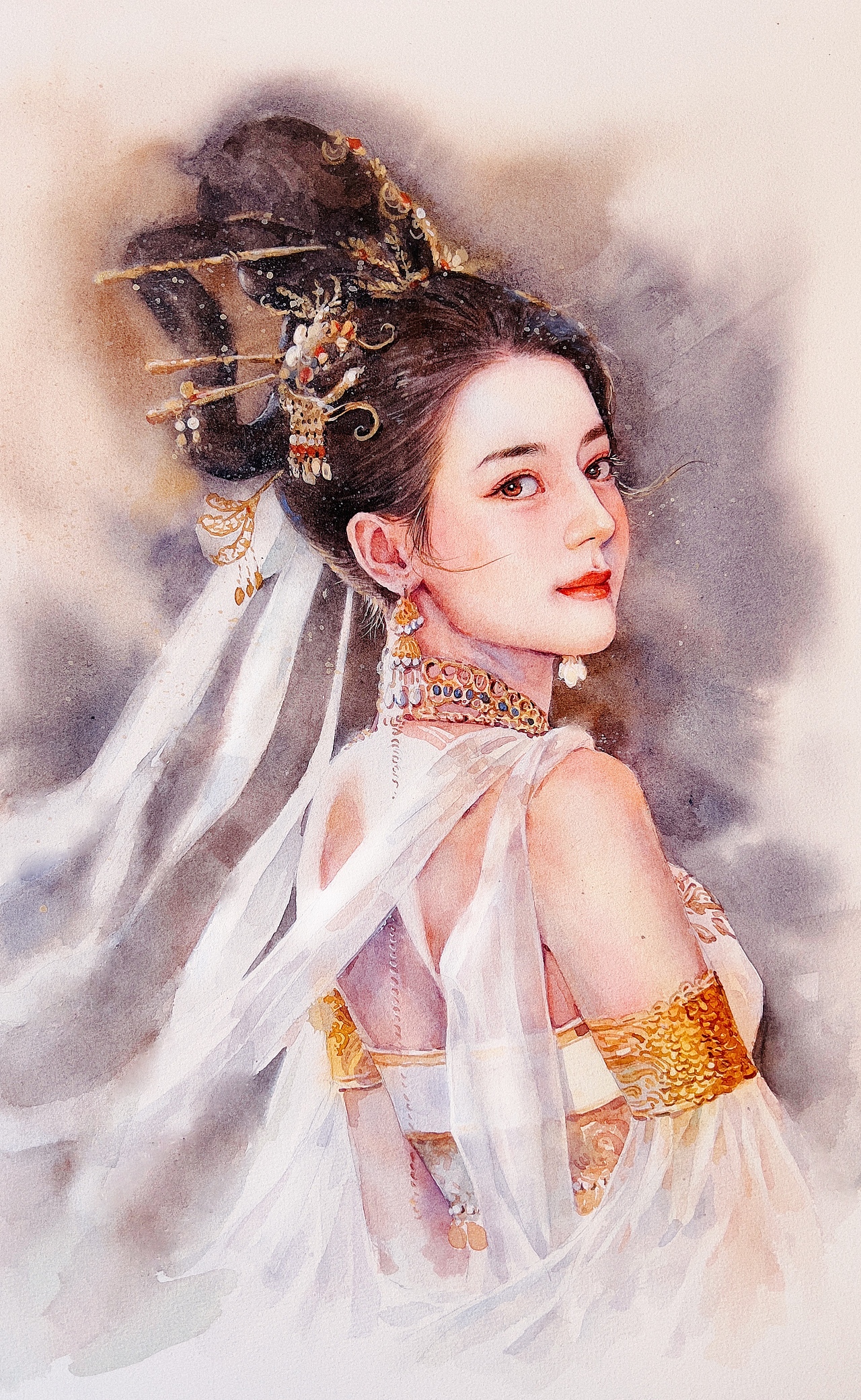 2021年的古风作品合集。（图ZMjgxNDQ0MzU2） - 商业插画 - 站酷设计师千景绘studio原创素材 - 站酷ZCOOL