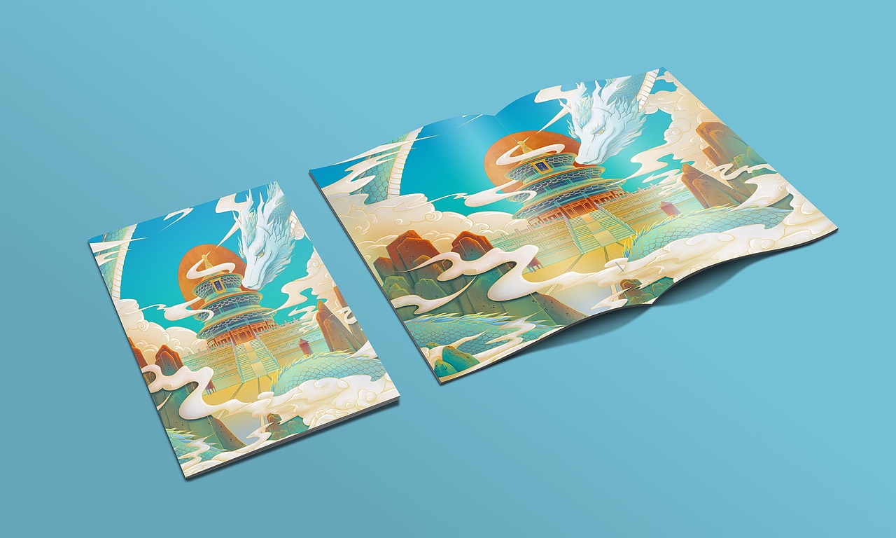 天坛（图ZMjc0MjQ2NDA4） - 商业插画 - 站酷设计师苏辰CHEN原创素材 - 站酷ZCOOL