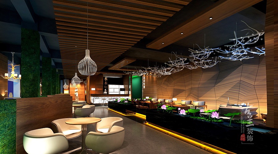 2017年成都专业咖啡厅装修设计公司-《水木年华咖啡厅》（图ZNjgwMzgxNjQ=） - 家装设计 - 站酷设计师成都咖啡厅设计丨原创素材 - 站酷ZCOOL