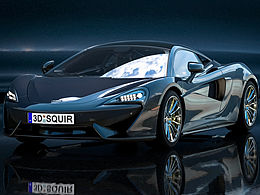邁凱輪 McLaren 570S渲染 keyshot渲染
