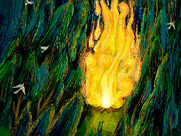 诗歌插画《烧毁记忆》