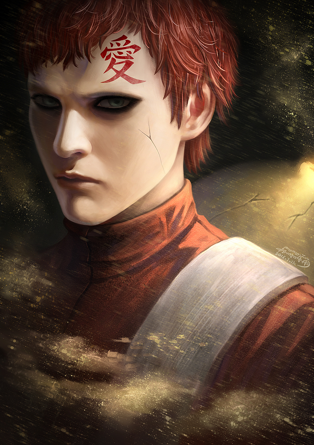 很多年前的写实火影同人作品（图ZMzMxOTExMTQw） - 创作习作 - 站酷设计师野鸟明明邹原创素材 - 站酷ZCOOL