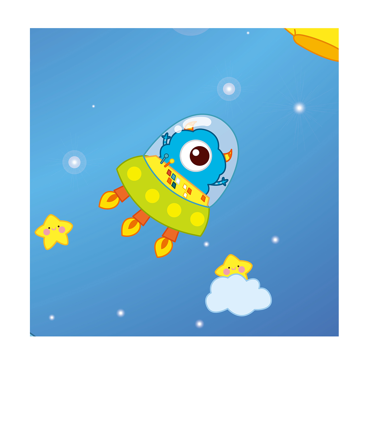 太空游（圖ZMTM4MDg3MDQ4） - 商業(yè)插畫(huà) - 站酷設(shè)計(jì)師yeeyo原創(chuàng)素材 - 站酷ZCOOL