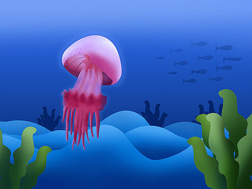 鼠绘水母