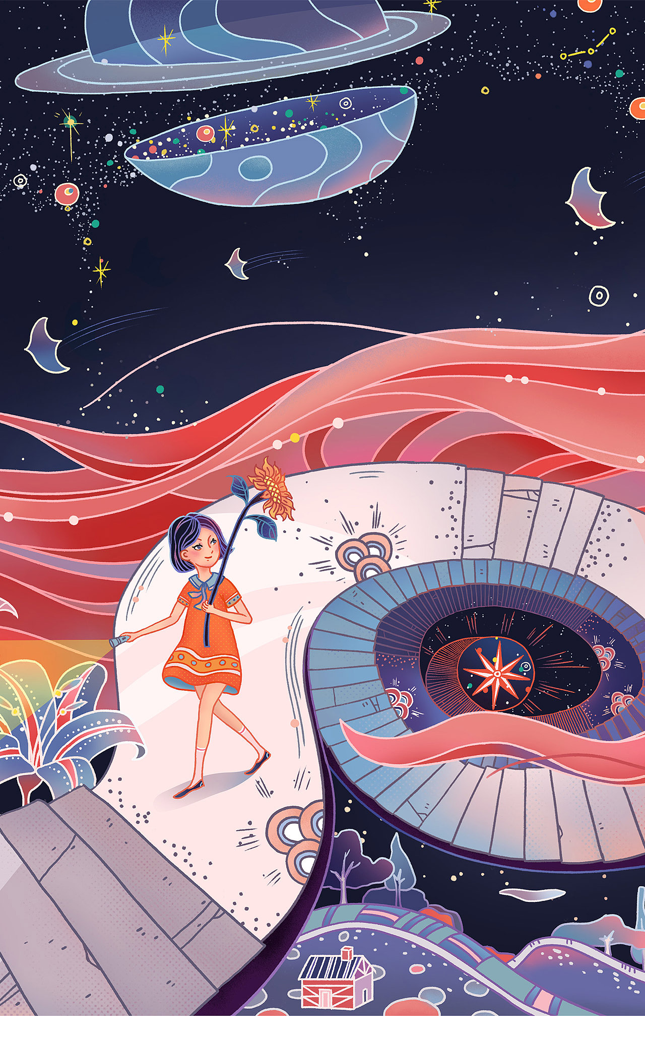 母亲节国风插画（图ZMjU3NDEyNzQ4） - 创作习作 - 站酷设计师速冻的fei原创素材 - 站酷ZCOOL