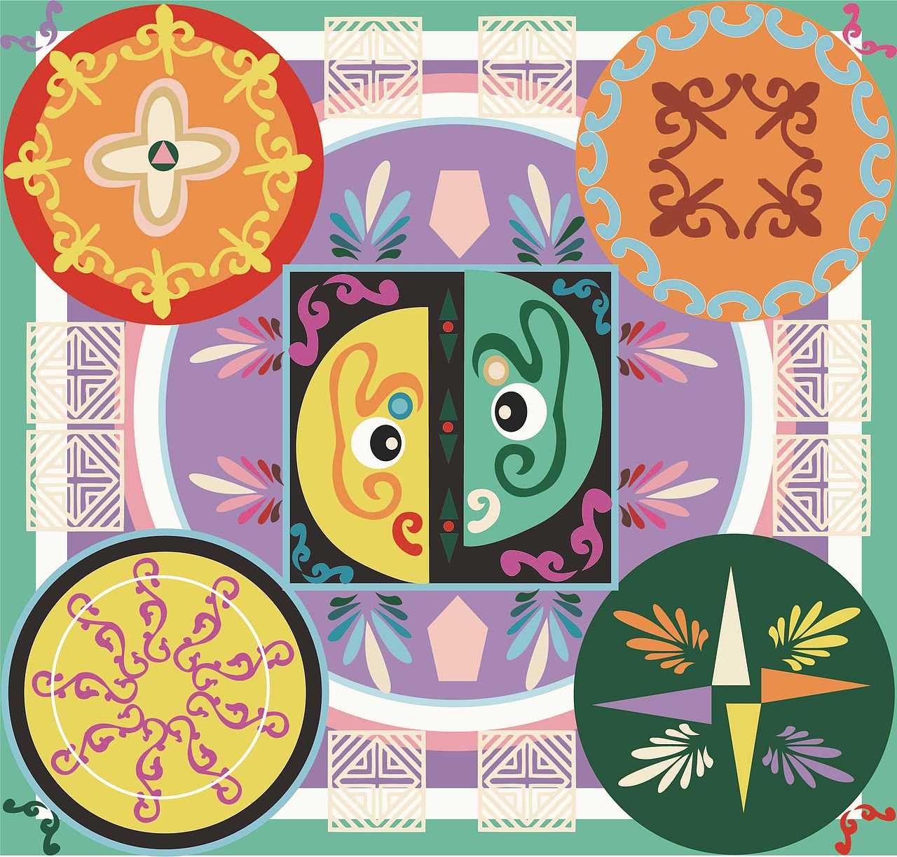 陕西马勺民俗图案的设计与应用