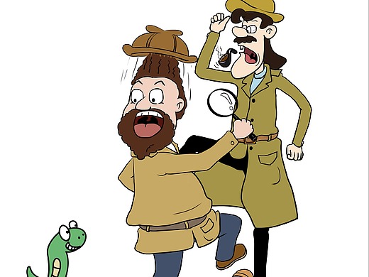 英文漫画《侦探》