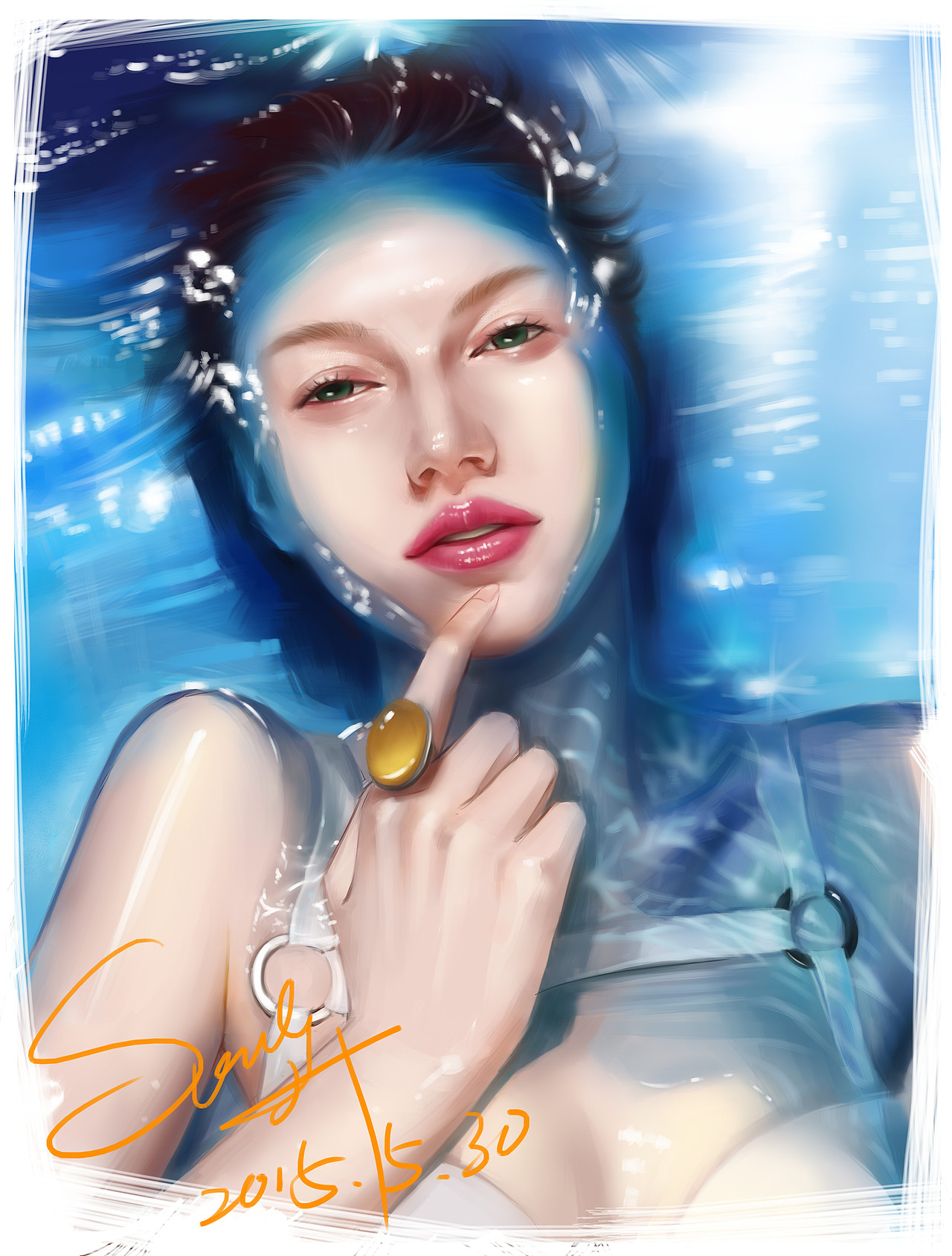 夏天。（图ZMjg5NjczMzY=） - 创作习作 - 站酷设计师Cupcake奔原创素材 - 站酷ZCOOL