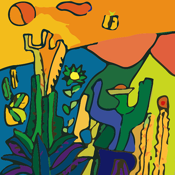 对比色/同类色/冷色调/同类色练习