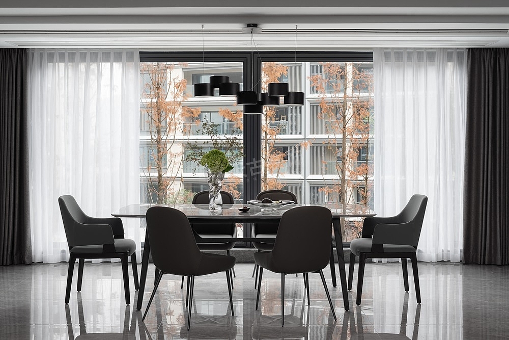 香港置地壹号半岛装修,现代简约风格设计实景,渝北装修