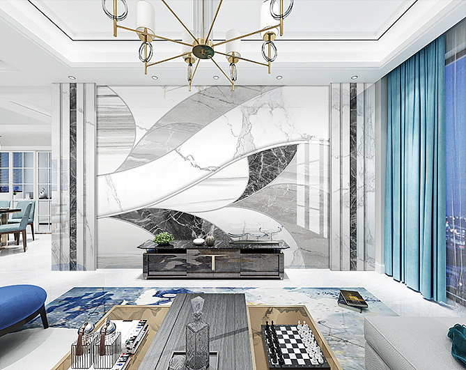 石纹背景墙-84604