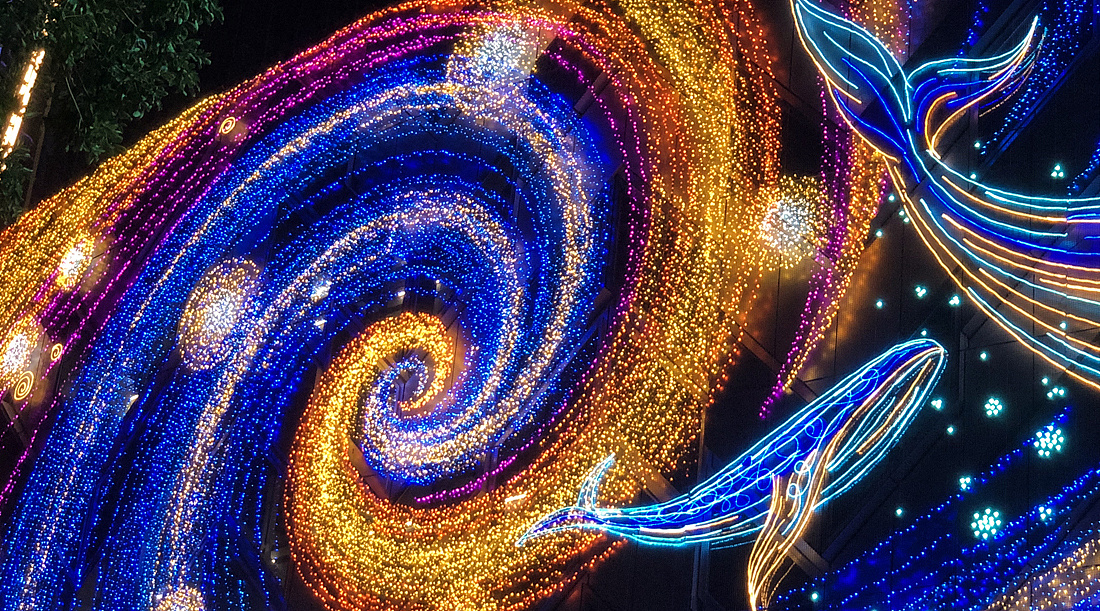 插画灯光艺术【王云飞 x 益田·假日里】