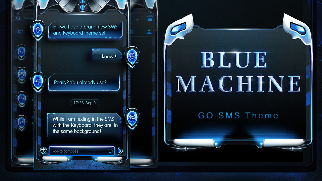 Blue Machine（图ZNDU4OTIyOTI=） - 主题/皮肤 - 站酷设计师羊毛不在原创素材 - 站酷ZCOOL