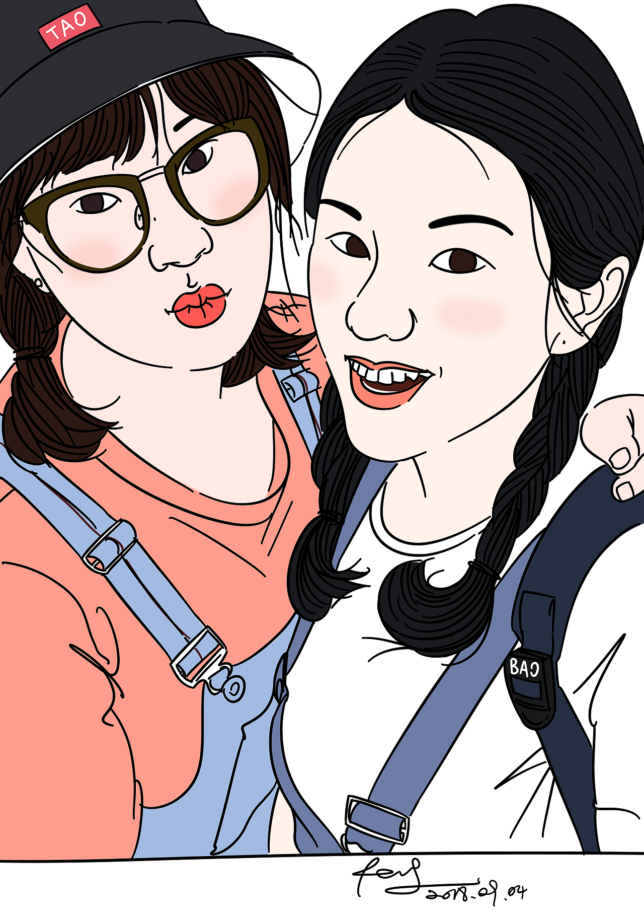 画周围的人 1（图ZMTMyODAzNDUy） - 创作习作 - 站酷设计师杜胖胖胖子原创素材 - 站酷ZCOOL