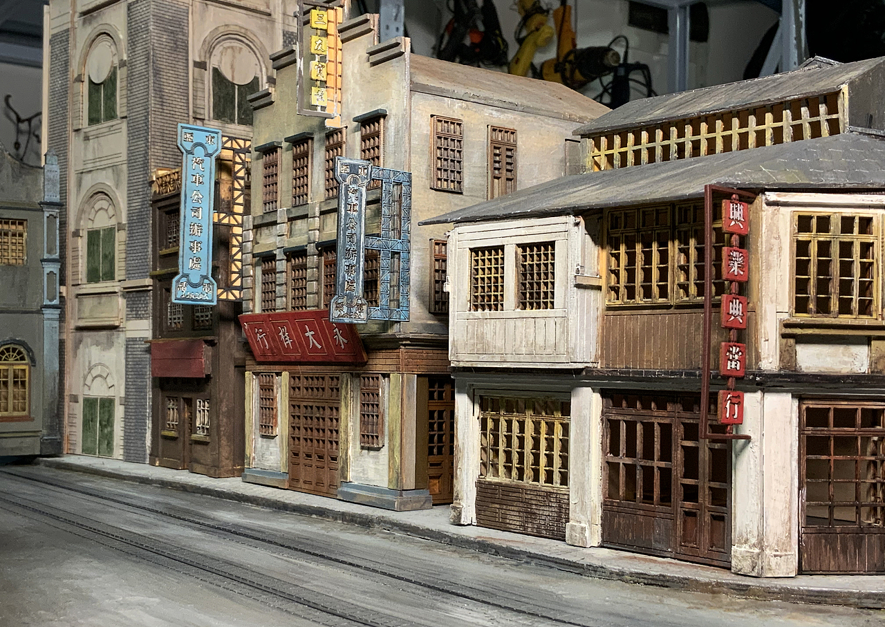 民国街景微缩模型场景制作