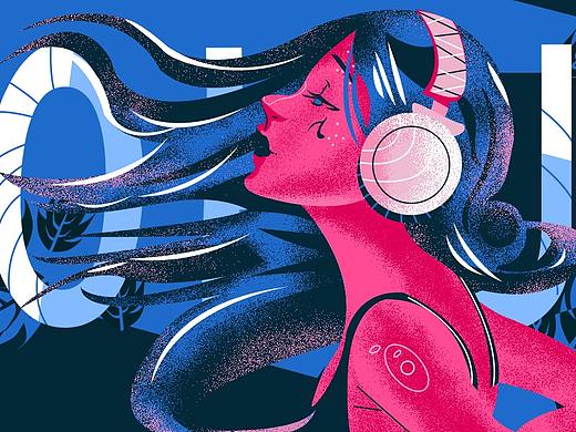 插画（个人主页-ZMzE4NDE4MjQ=） - 创作习作 - 站酷设计师阿米Ljm原创素材 - 站酷ZCOOL