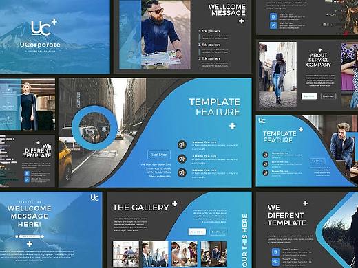  商务创业融资商务路演Keynote模板