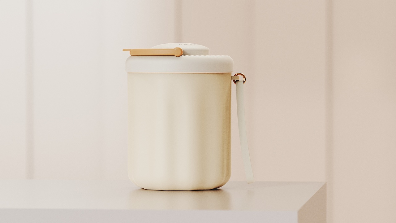 梦研社✖️少女奶油可爱随手杯｜咖啡杯（图ZMzQxNTg3MzA4） - 生活用品 - 站酷设计师梦研社产品设计原创素材 - 站酷ZCOOL