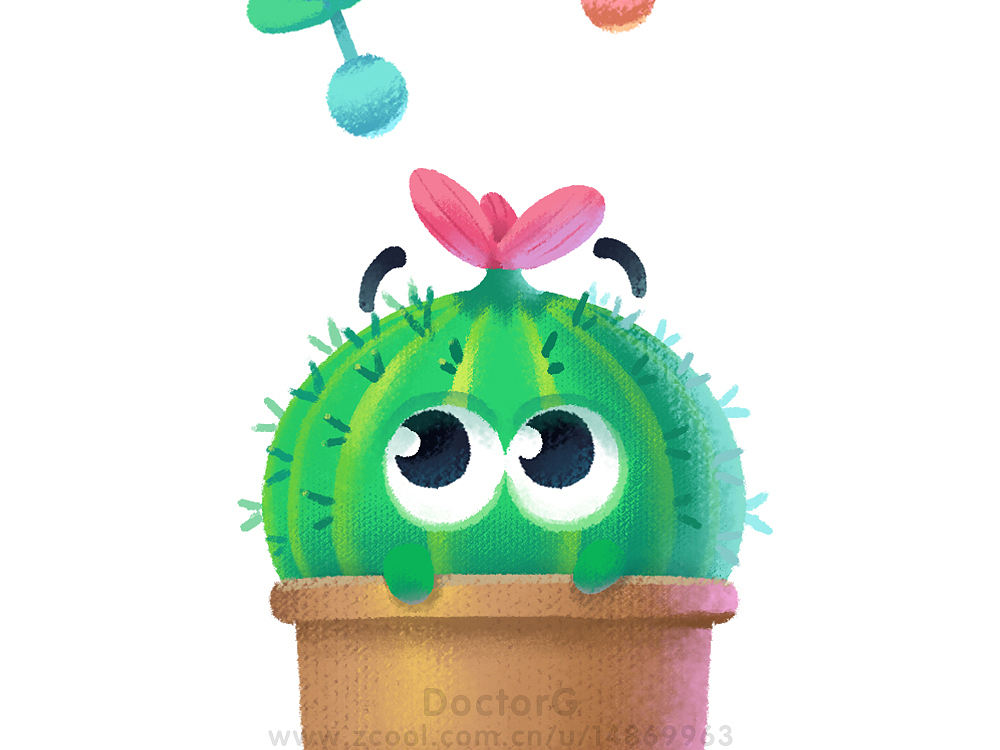 仙人球宝宝（图ZMTc4ODMxMzY0） - 单幅漫画 - 站酷设计师DoctorG原创素材 - 站酷ZCOOL
