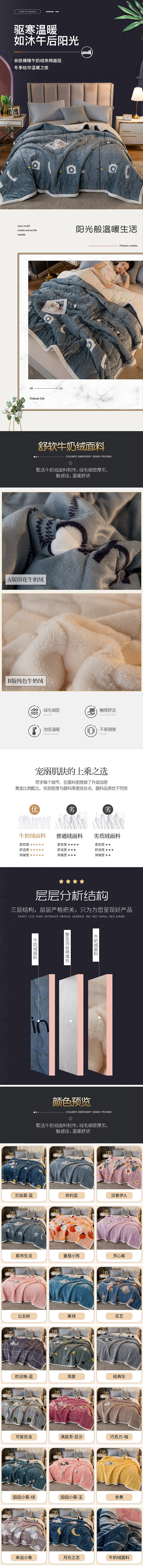 牛奶绒盖毯（图ZMjIyNzcxMjAw） - 电商 - 站酷设计师梧桐YA原创素材 - 站酷ZCOOL