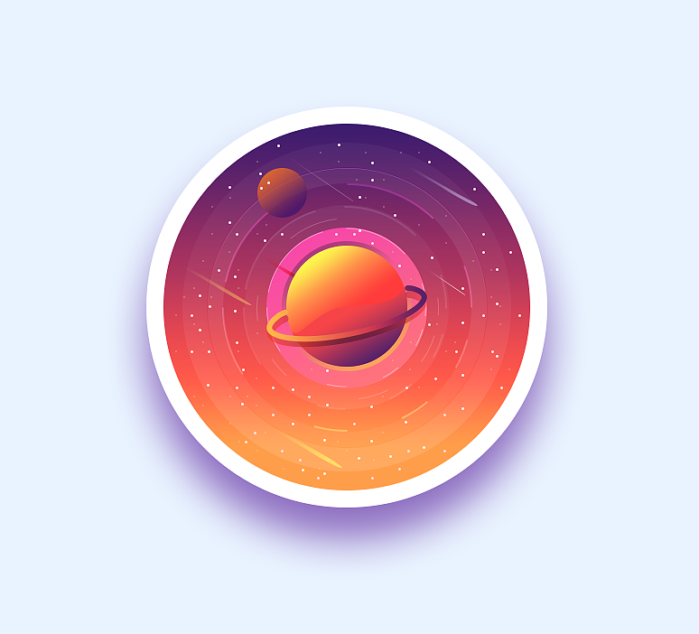 星空（圖ZODc2ODM3MzI=） - 創(chuàng)作習(xí)作 - 站酷設(shè)計(jì)師blue_banana原創(chuàng)素材 - 站酷ZCOOL