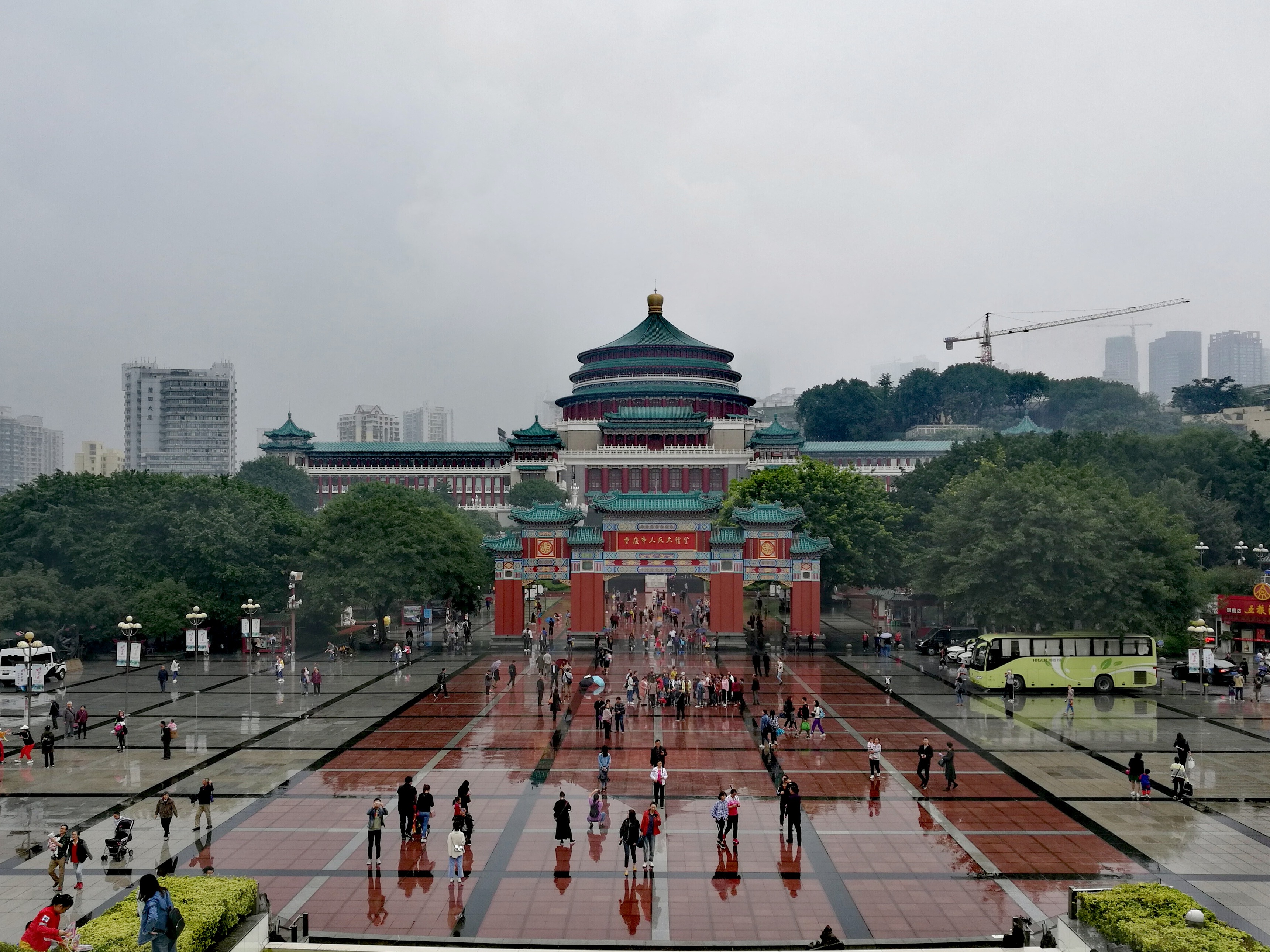 重庆人民大礼堂——被称为是重庆十大文化符号之一-搜狐大视野-搜狐新闻